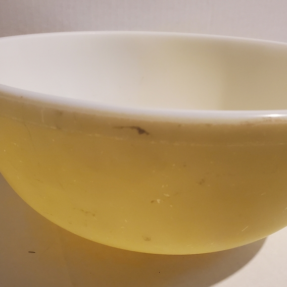 Vintage Pyrex Main Nesting Bowl Yellow 10.5"  #404 & A-12 Serving Bowl Pls Read - Picture 7 of 12